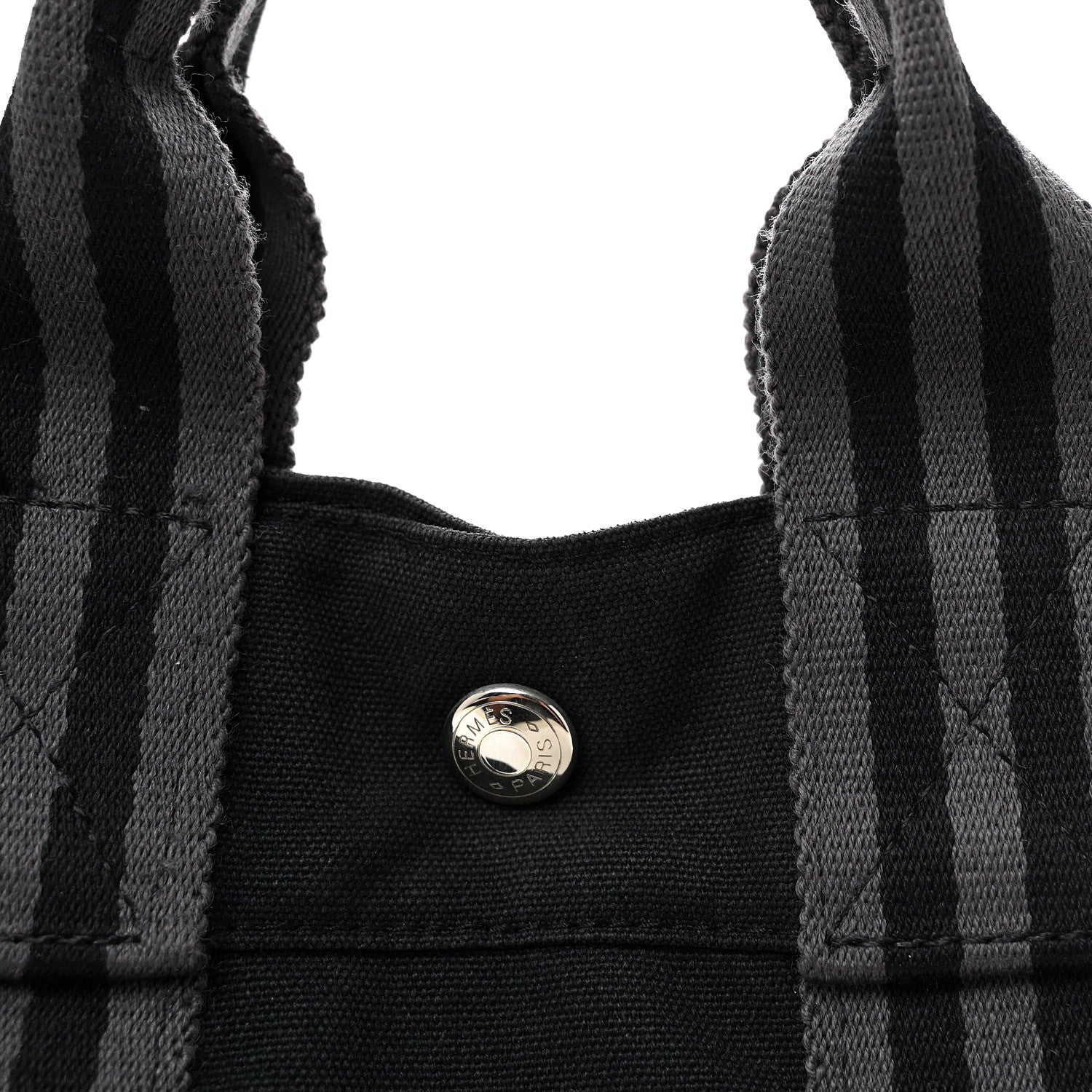 Canvas Herline PM Tote Black