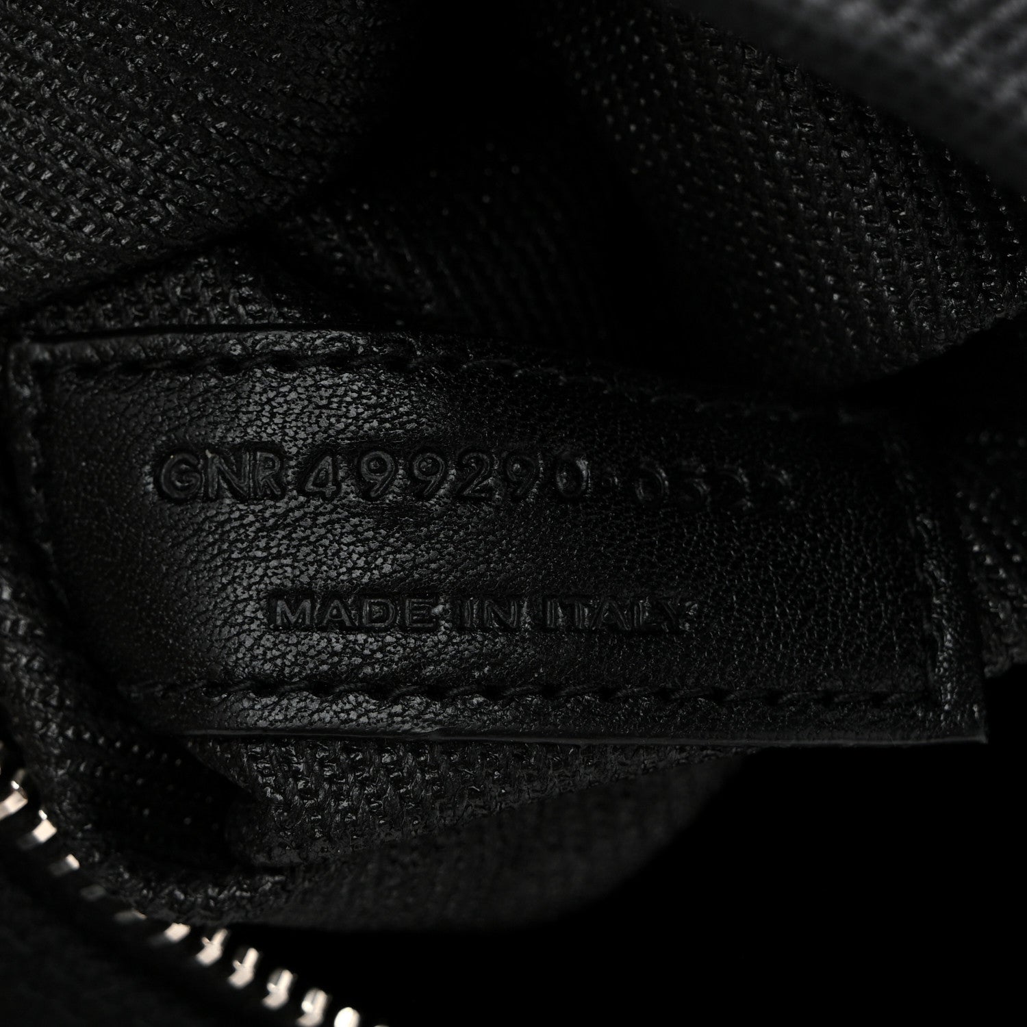 Linen Calfskin Rive Gauche Tote Black