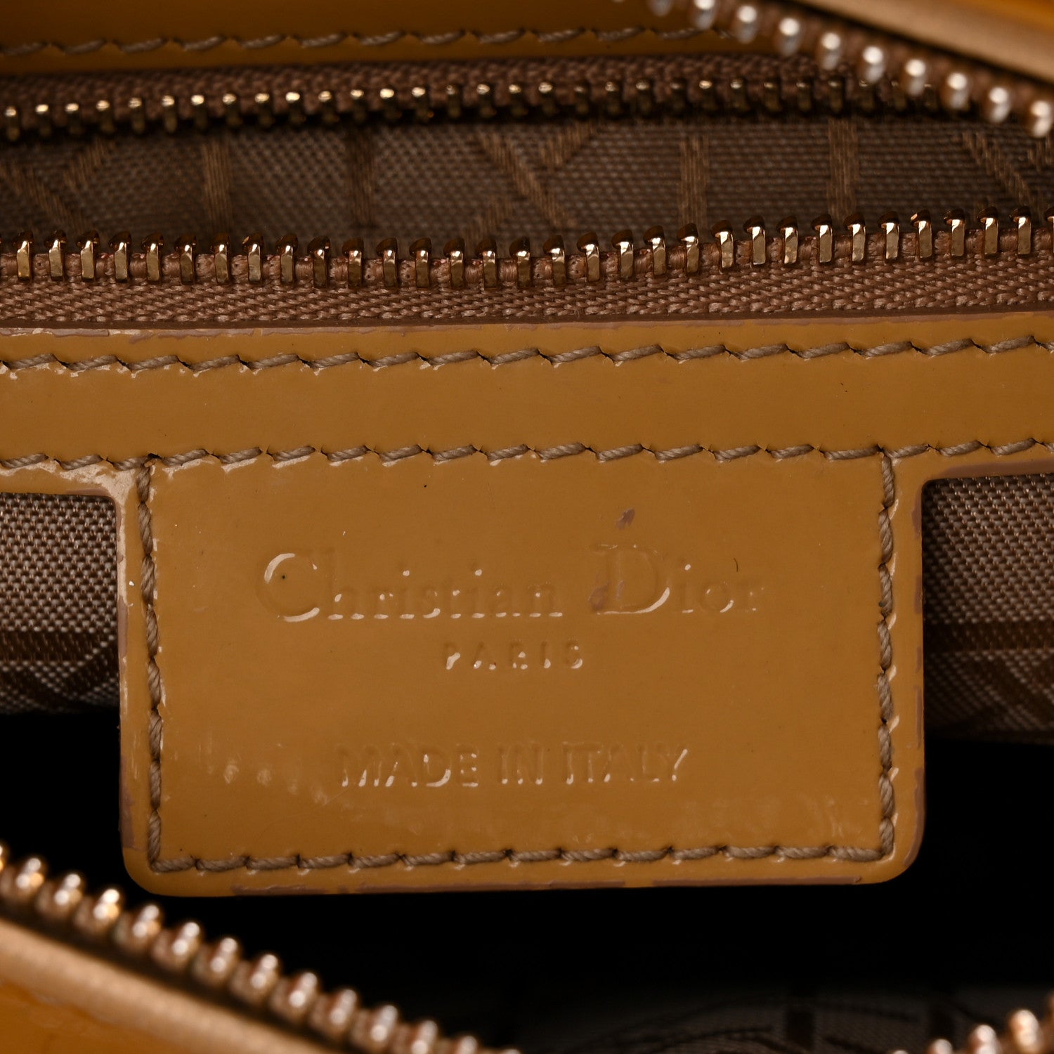 Patent Cannage Medium Lady D1OR Beige