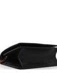 Vitello Mini Virtus Chain Clutch Black