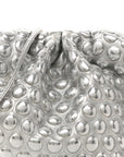 Metallic Fabric Bubble Wrap The Mini Pouch Silver