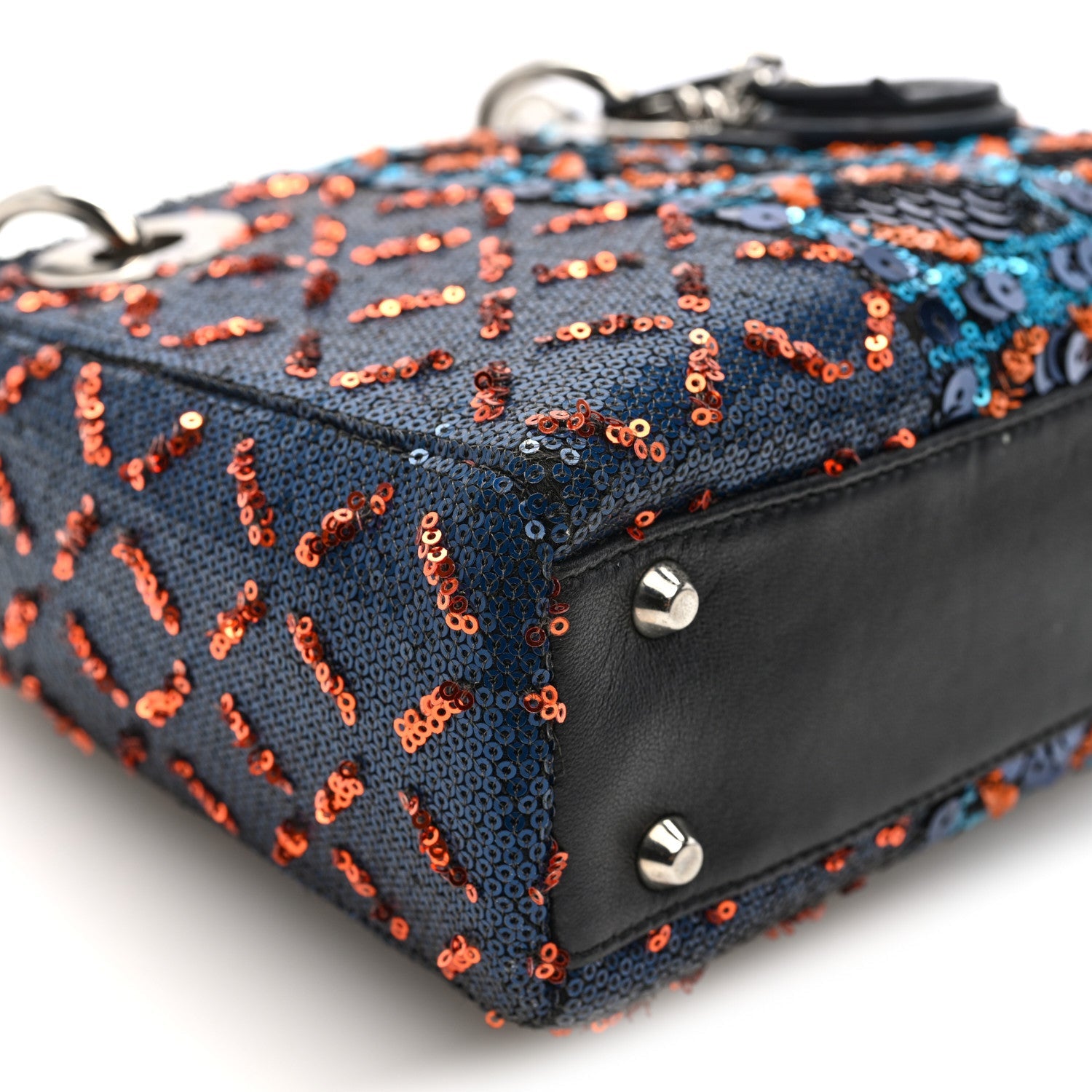 Sequin Lambskin Esprit Tokyo Mini Lady D1OR Blue Multicolor