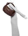 Nappa Intrecciato Small Jodie Sapele