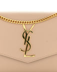Grain De Poudre Monogram Uptown Chain Wallet Taupe