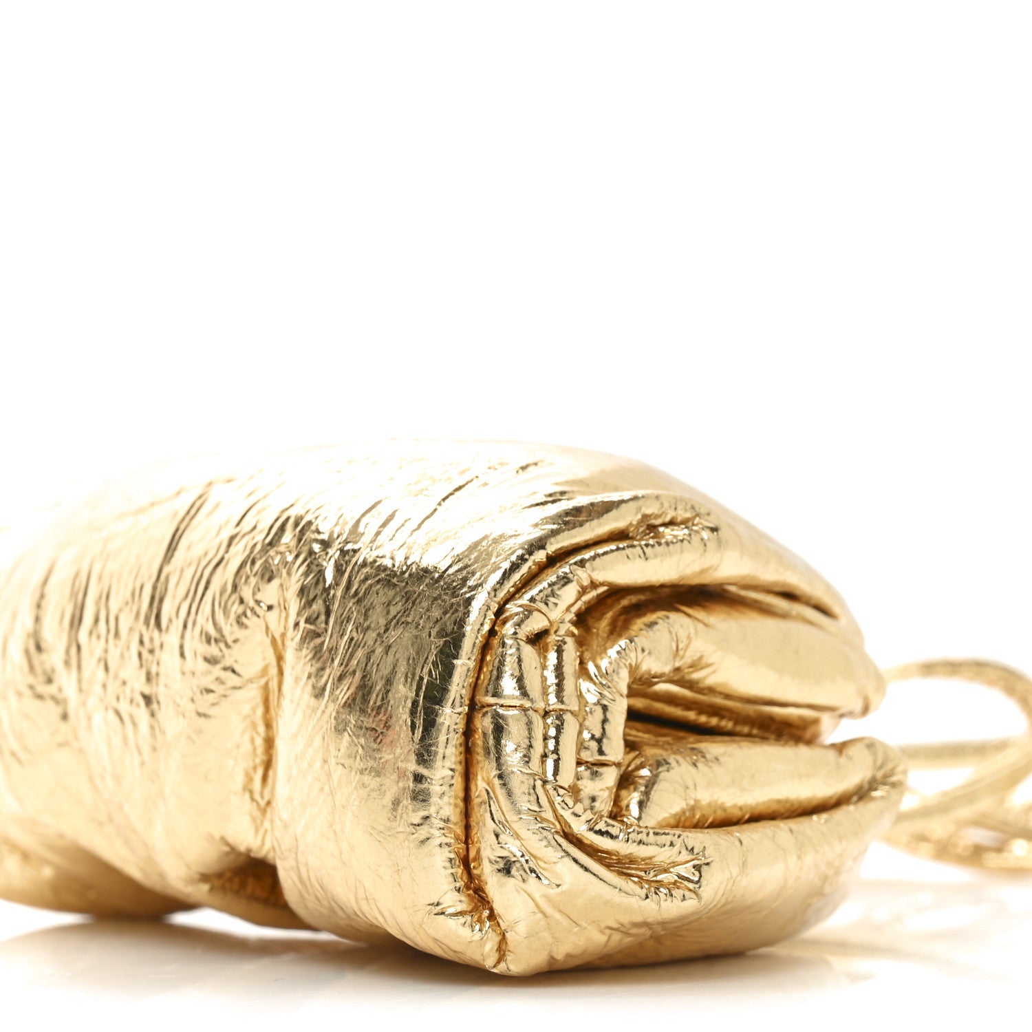 Metallic Crinkled Lambskin The Coin Purse Oro