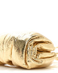 Metallic Crinkled Lambskin The Coin Purse Oro