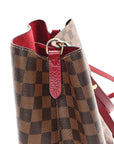 Damier Ebene Neonoe MM Cherry Berry