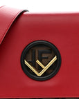 Vitello Century F is FNDI Bi-Color FF 1974 Embossed Kan I Shoulder Bag Fragola Maya Black