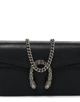 Calfskin Super Mini Dionysus Shoulder Bag Black