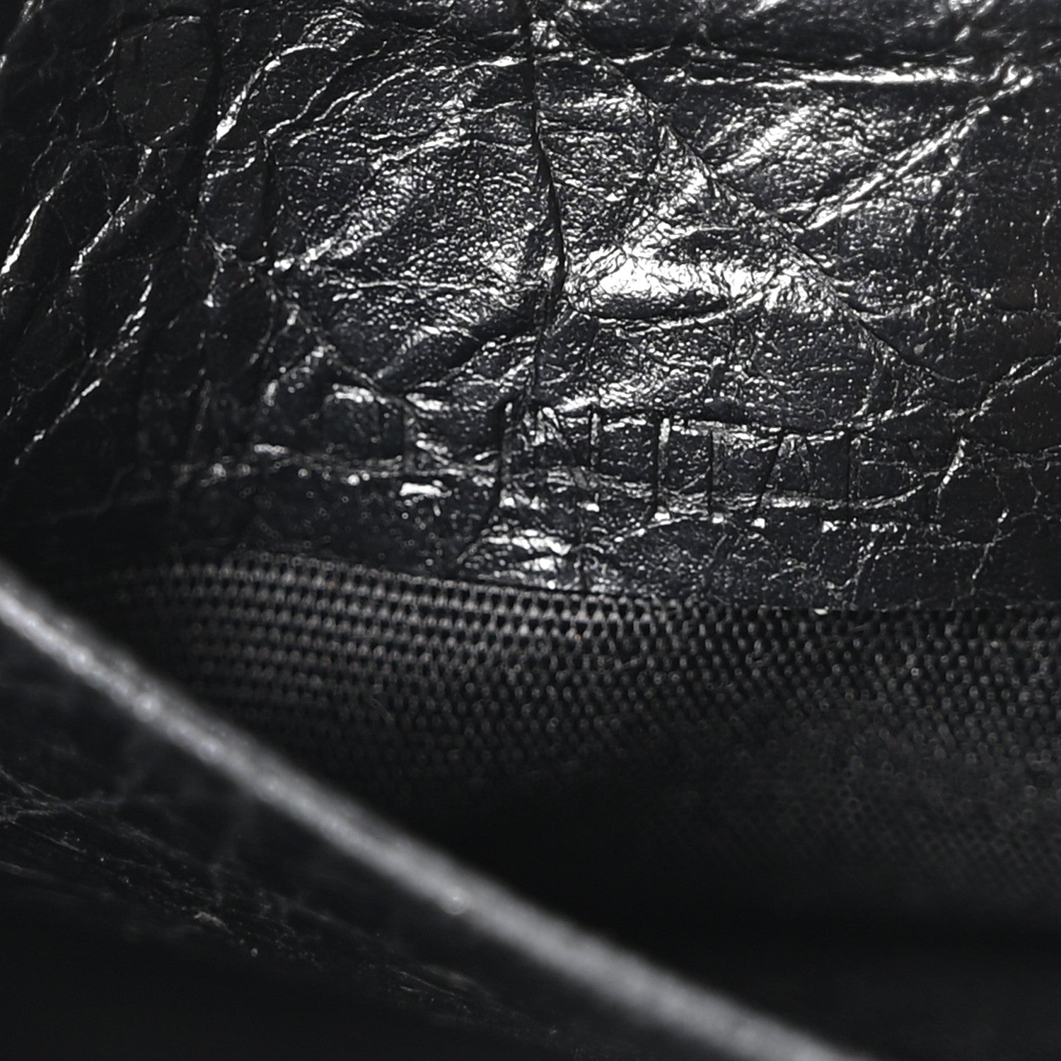 Agneau Arena Le Cagole Mini Purse With Chain Black