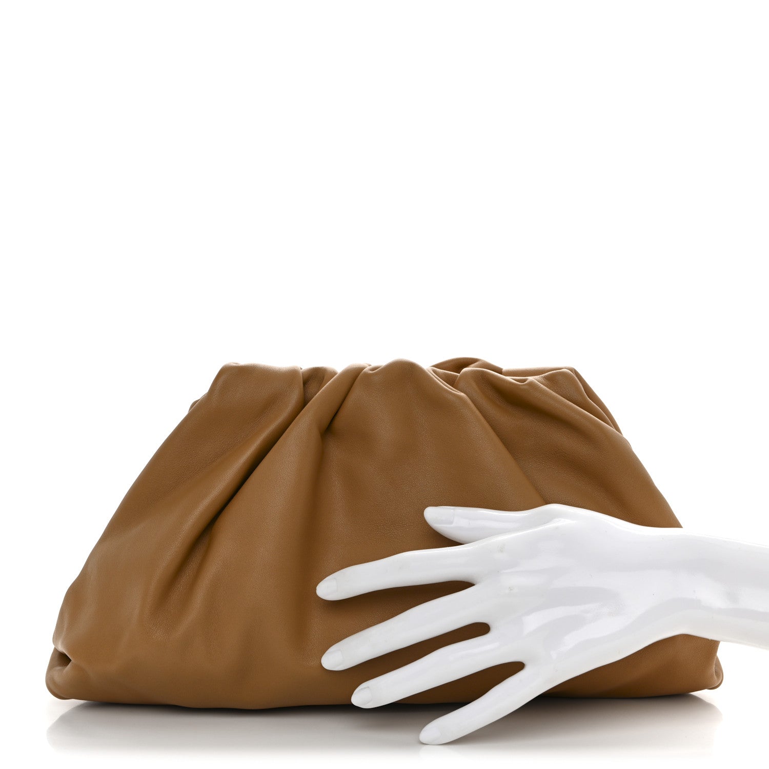Calfskin Teen Pouch Caramel