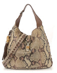 Snakeskin Large New Jackie Shoulder Bag Multicolor