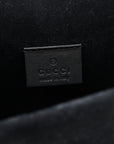 GG Supreme Monogram Mini Dionysus Shoulder Bag Black