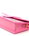 Smooth Calfskin Le Bambino Long Flap Pink