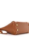 Supple Shiny Lambskin Little New Luggage Soft Tan