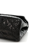 Aged Calfskin Quilted 2.55 Reissue 227 Flap Black