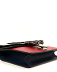 Calfskin Crystal Snake Embroidered Mini Dionysus Shoulder Bag Mystic White Hibiscus Red Blue Agata