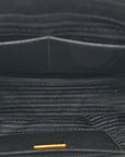 Saffiano Lux Medium Galleria Double Zip Tote Black
