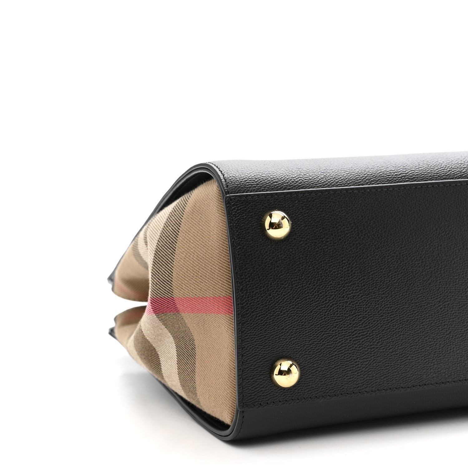 Calfskin Mega Check Small Banwell Tote Black