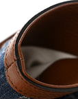 New Denim GG Monogram Medium Ophidia Shopping Tote Blue Tea Cuir