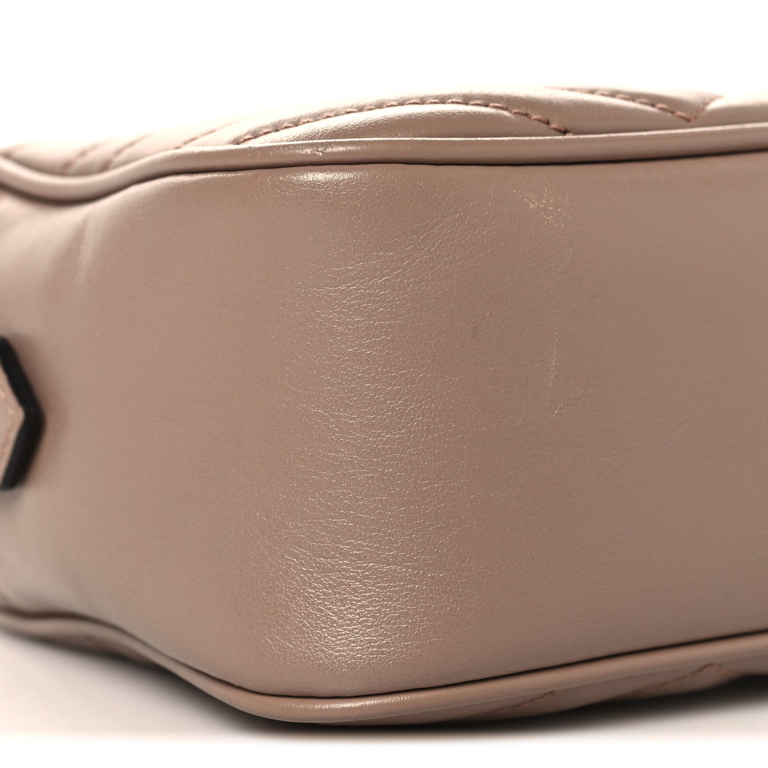 Calfskin Matelasse Small GG Marmont Chain Shoulder Bag Porcelain Rose