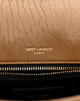 Grained Lambskin Monogram Large Niki Chain Satchel Dark Cork