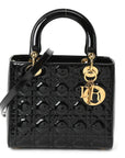 Patent Cannage Medium Lady D1OR Black