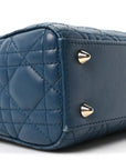 Lambskin Cannage Small My ABCD1OR Lady D1OR Deep Ocean