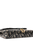 Oblique Saddle Chain Pouch Blue