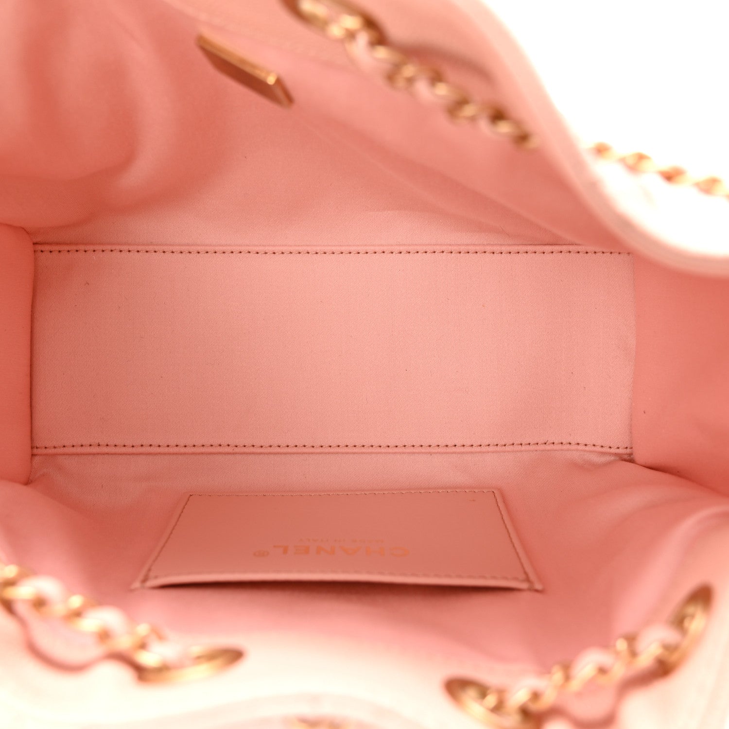 Caviar Quilted Mini CHNL 25 Handbag Light Pink