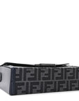 Recycled Fabric Jacquard Vitello King FF 1974 Baguette Soft Trunk  Blue