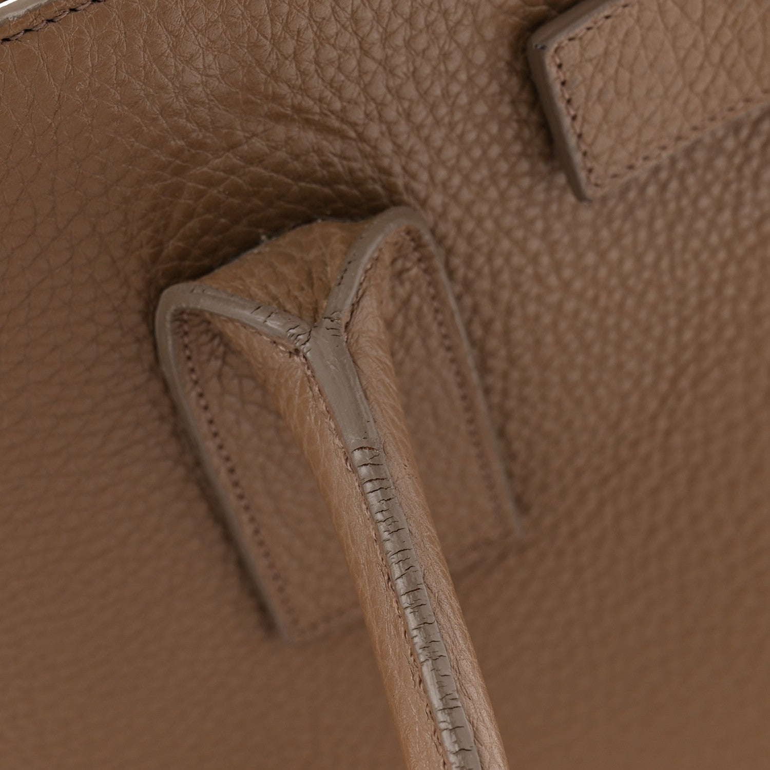 Grained Calfskin Large Sac de Jour Carryall Taupe