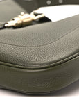 Grand Prix Calfskin Medium Jackie 1961 Hobo Dark Green