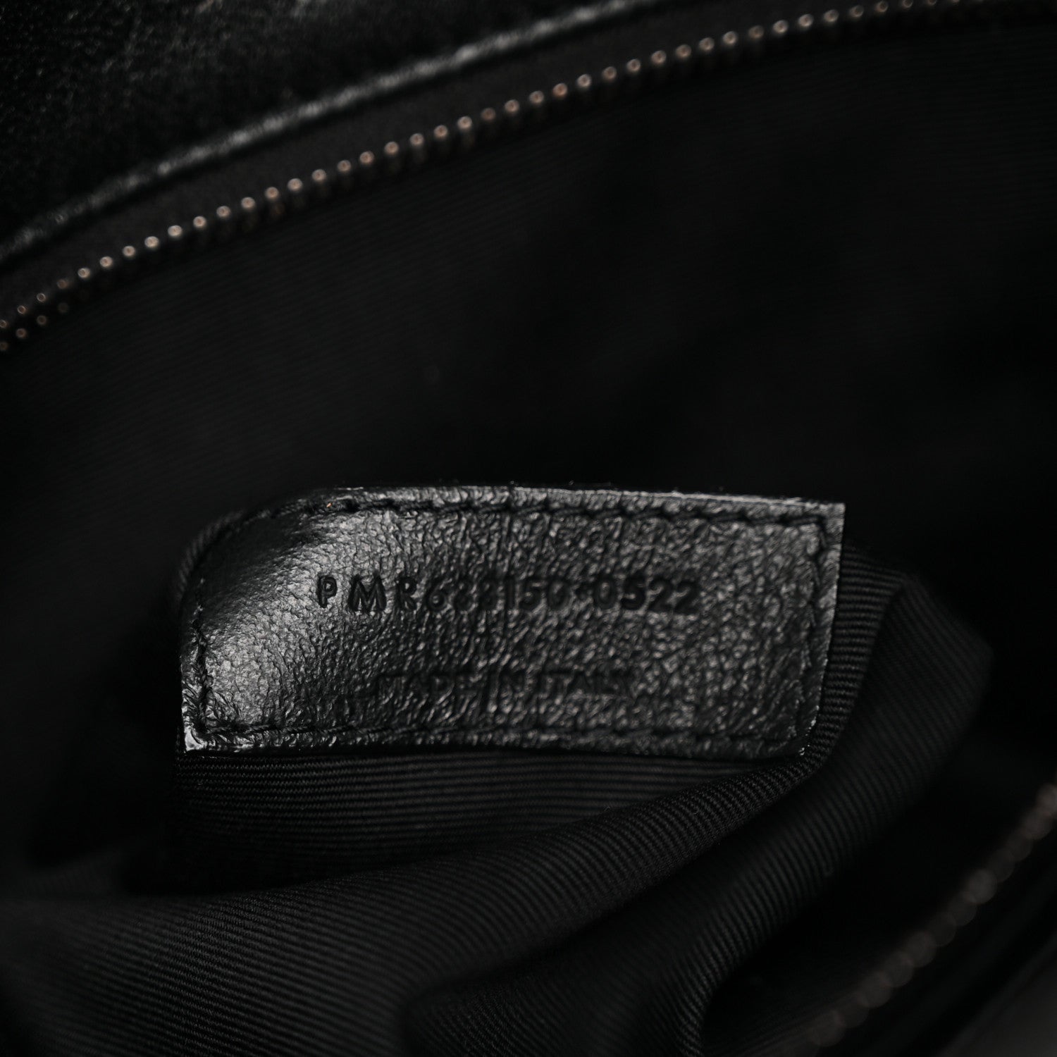 Crinkled Calfskin Monogram Medium Niki Chain Satchel Black