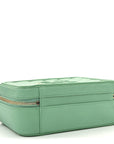 Caviar Quilted Medium CC Filigree Vanity Case Green