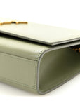 Grain De Poudre Medium Classic Monogram Kate Satchel Light Sage