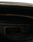 Saffiano Medium Galleria Double Zip Tote Black