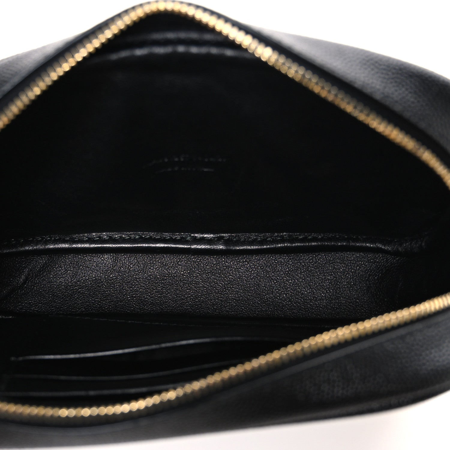 Grain De Poudre Matelasse Monogram Mini Lou Camera Bag Black