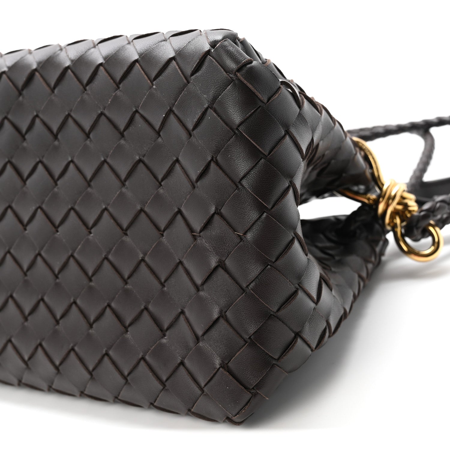 Nappa Intrecciato Medium Parachute Shoulder Bag Fondant