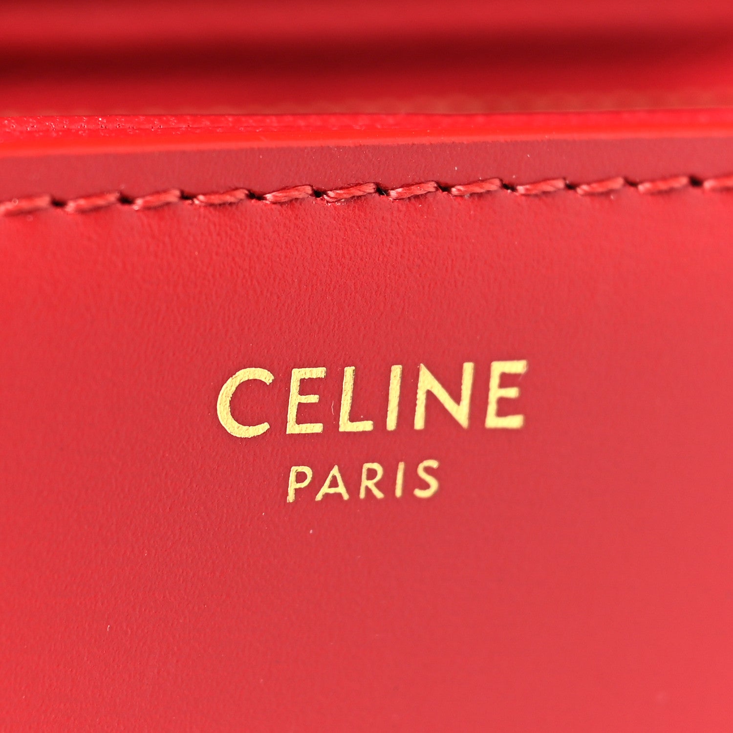 Shiny Calfskin Teen Triomphe Red