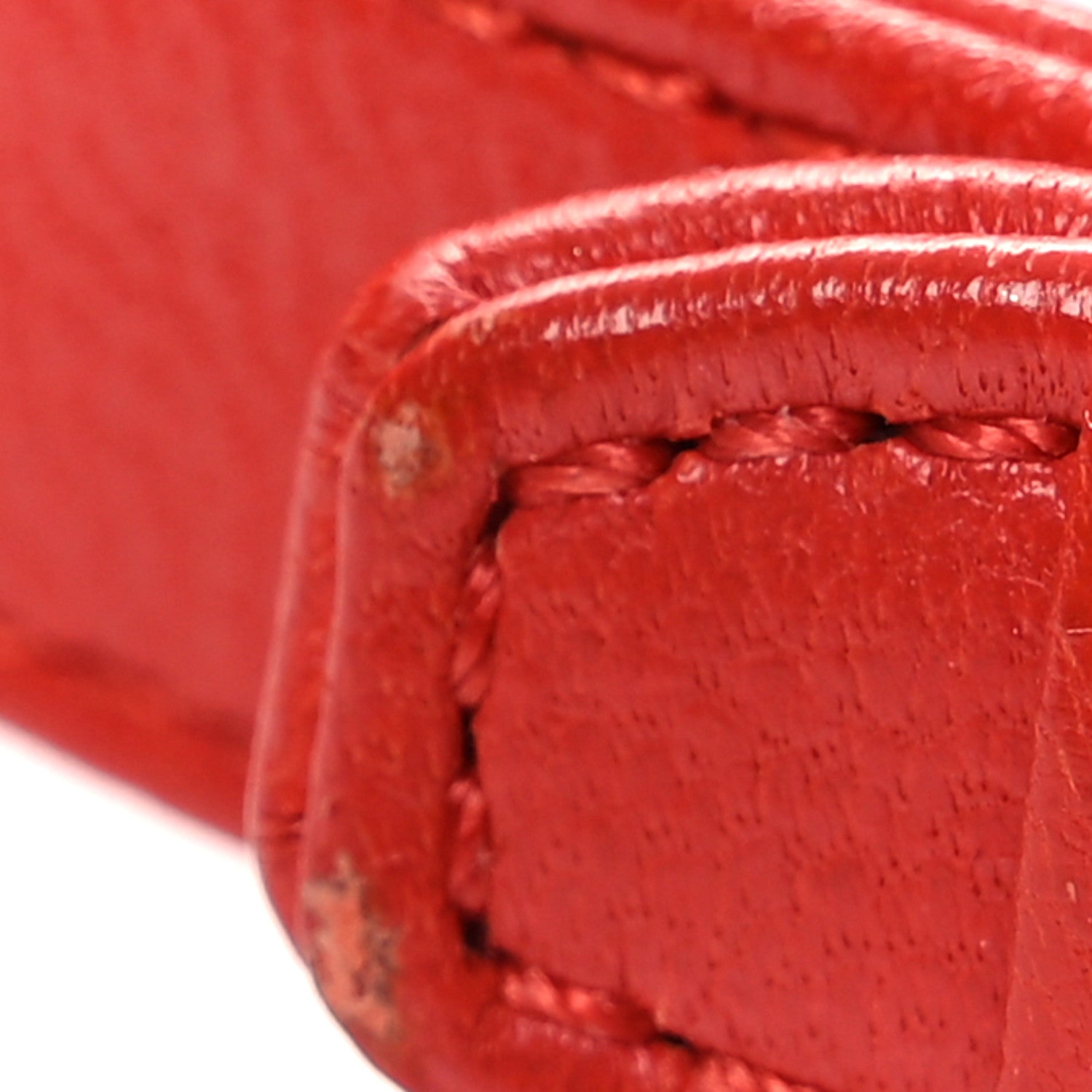Lambskin Quilted CHNL 19 Waist Bag Red