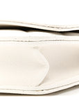 Caviar Quilted CHNL 19 Wallet On Chain WOC White Pink