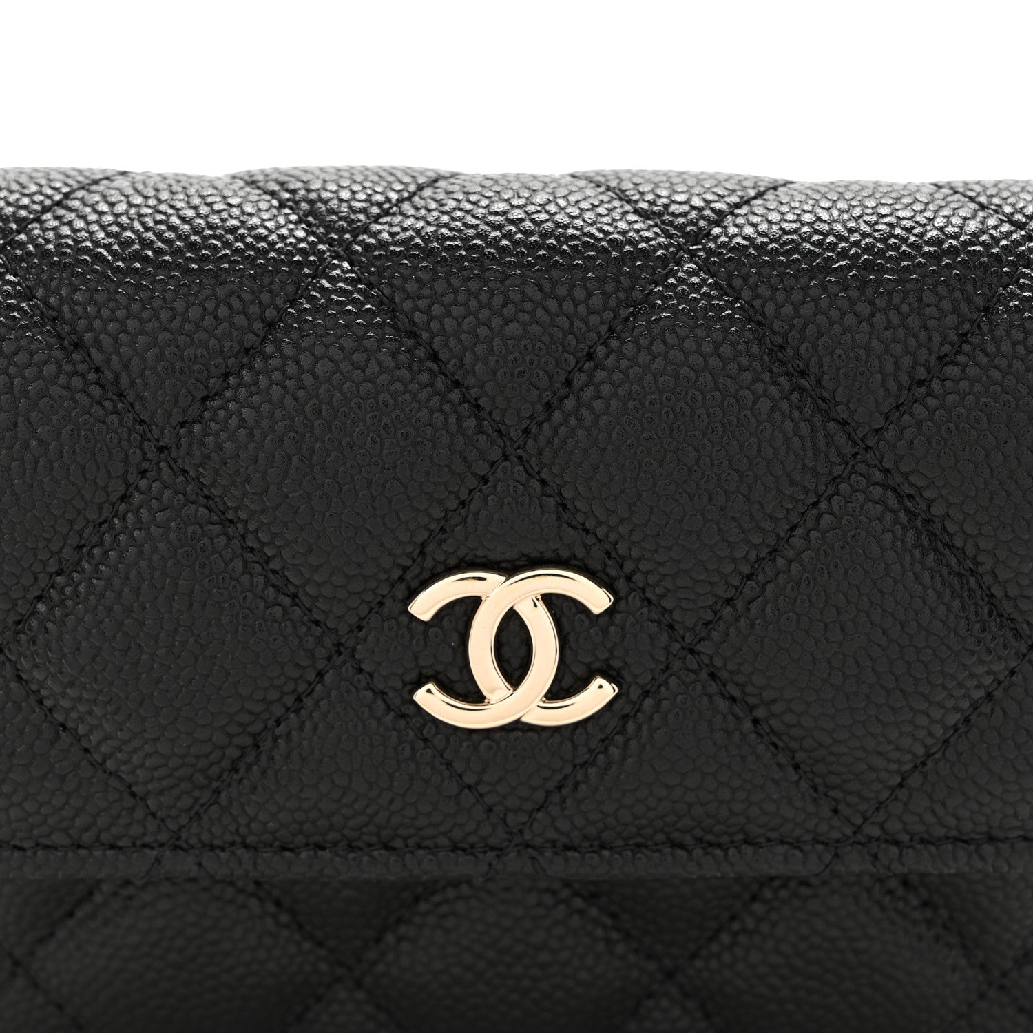 Caviar Quilted Belt Bag Black