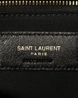 Grained Lambskin Monogram Large Niki Chain Satchel Dark Cork