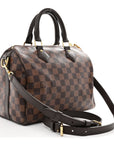 Damier Ebene Speedy Bandouliere 25