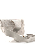 Oblique Mens Saddle Bag Grey