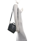 Smooth Calfskin Nano Luggage Black