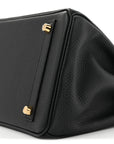 Togo Matte Alligator Birkin Touch 30 Black
