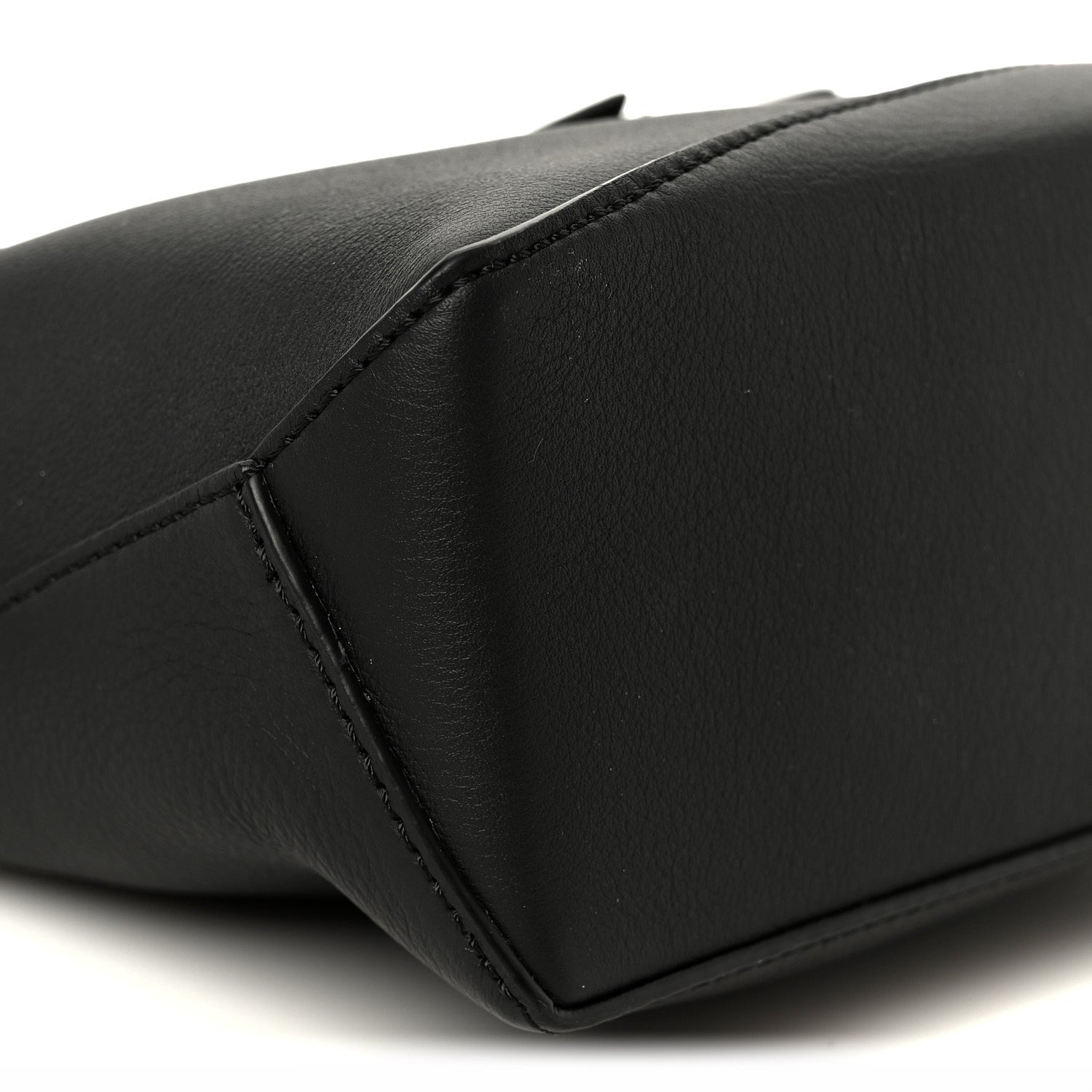Calfskin Mini Puzzle Edge Bag Black
