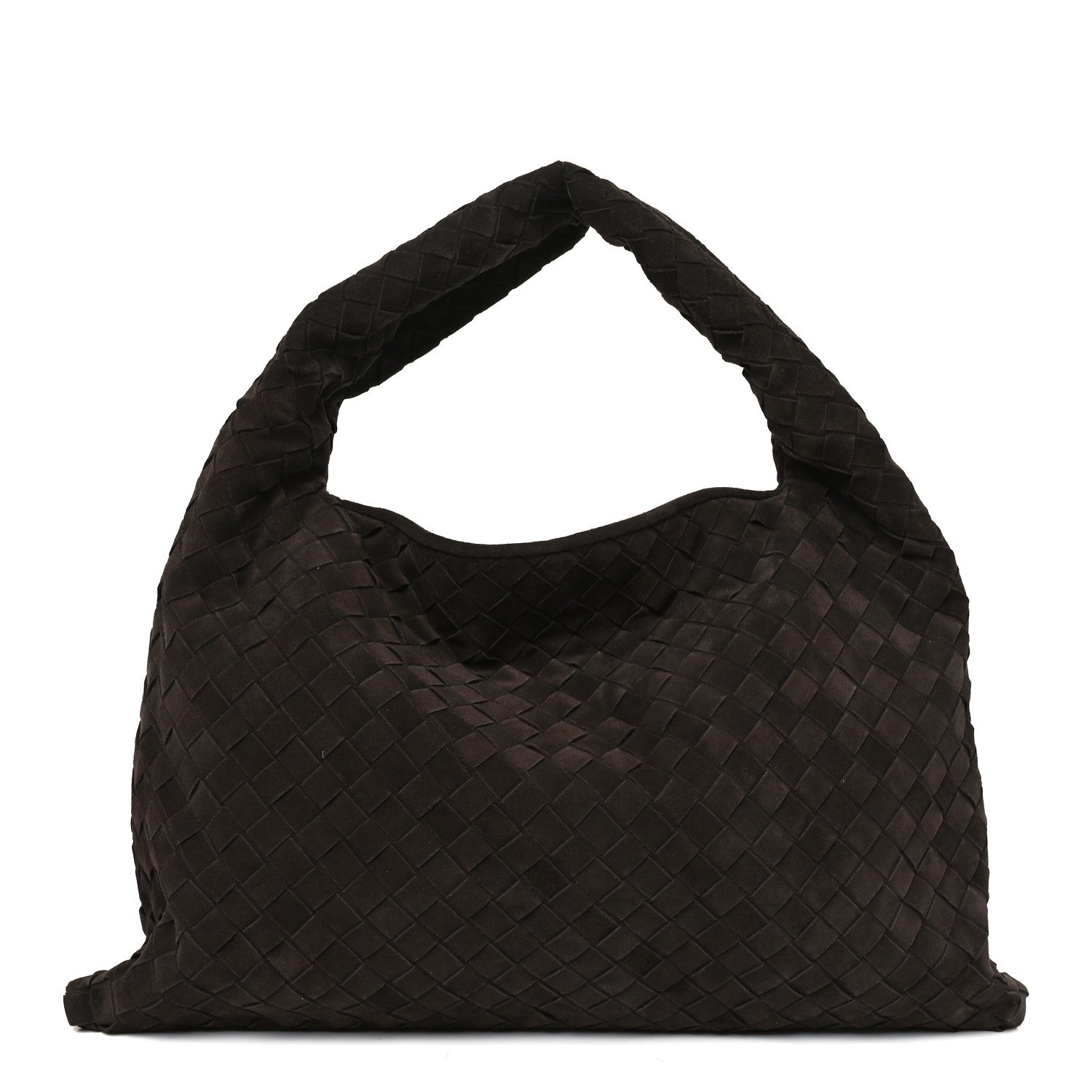 Suede Intrecciato Small Hop Fondant